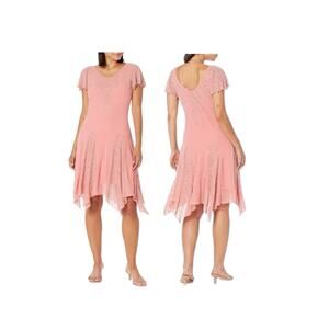 J Kara Pink Mini Dress